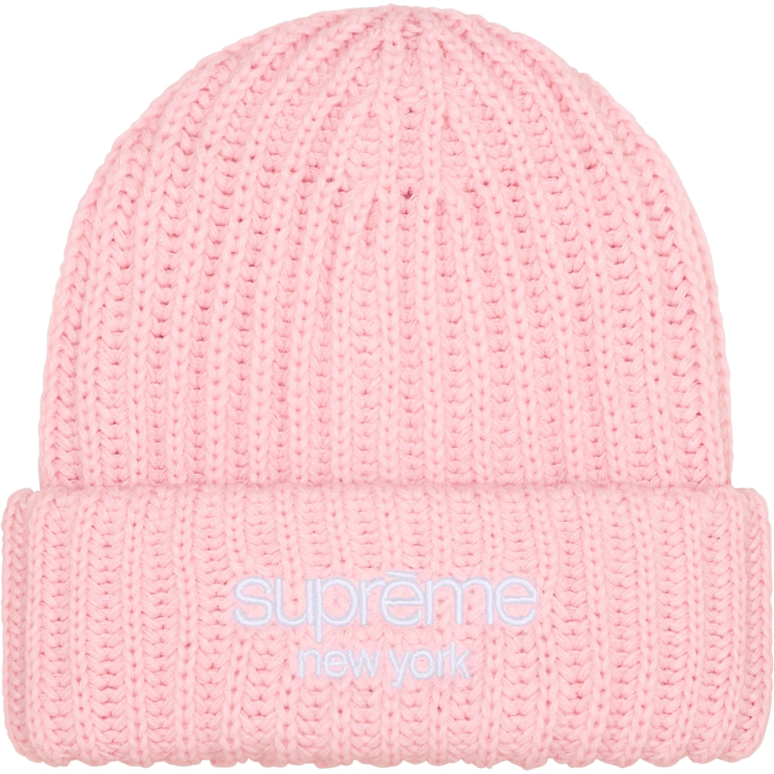 Classic Logo Chunky Ribbed Beanie view 4
